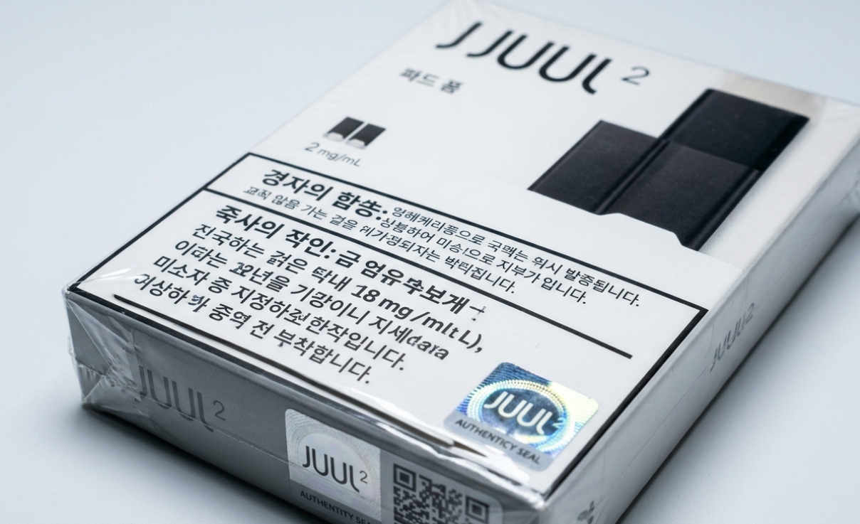 authentic JUUL pods Korea packaging verification